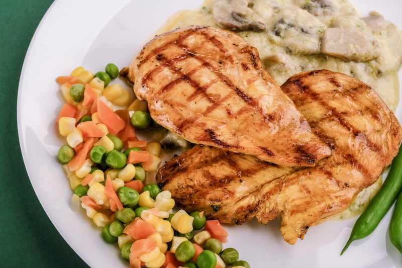 Grilled steak as a complete protein source